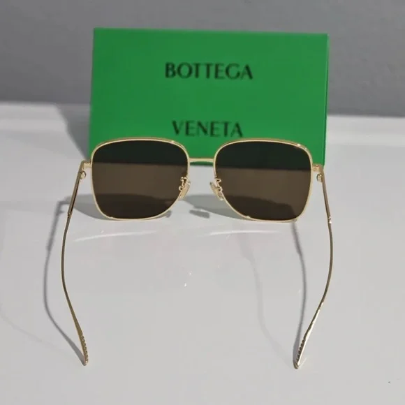 Bottega Veneta gold mirror BV0305SA 004 59 16 145 XL Gold Frame Sunglasses NIB Bottega Veneta | Accessories | Bottega Veneta Gold Mirror  main image 3